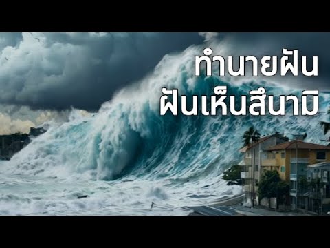 ทำนายฝันฝันเห็นสึนามิเลขมงคลนำโชค