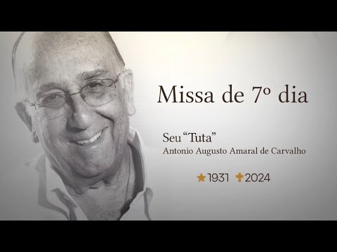 Missa de 7º dia homenageia Seu Tuta e reúne familiares, amigos e admiradores; confira a íntegra