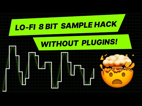 A Volume HACK to get lo-fi grit and color without using Plugins!!