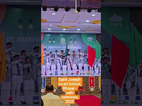 Oath ceremony, office bearers at St Joseph co-ed School Bhopal 2025