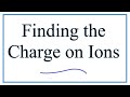 Ion Charges and Polyatomic Ions