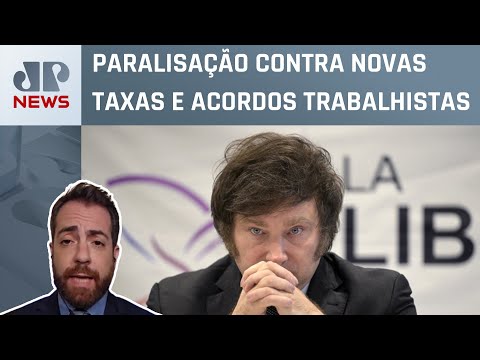 Sindicato argentino promete nova greve contar Javier Milei