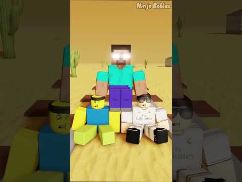 When Noob gets muscle from running on rails  ☠️ PT6 - Roblox Dead  #robloxanimation