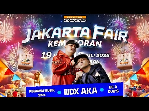 NDX AKA DITINGGAL RABI di Jakarta Fair 2025 semua malah nyanyi  #ndxaka #jakartafair2025 #lagu