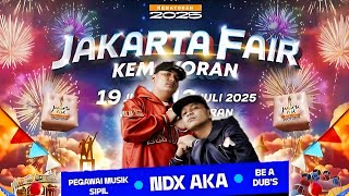 NDX AKA DITINGGAL RABI di Jakarta Fair 2025 semua malah nyanyi  #ndxaka #jakartafair2025 #lagu