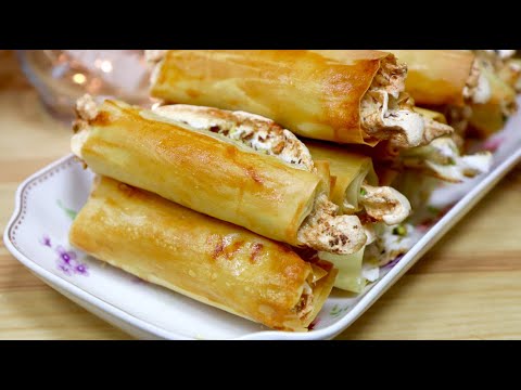 Вкуснейшие ореховые трубочки за 10 минут