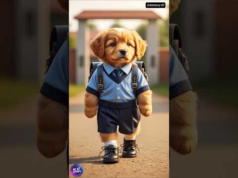 The poor dog was mocked by his friends, so he decided to work hard 😭 #ai #emotional
