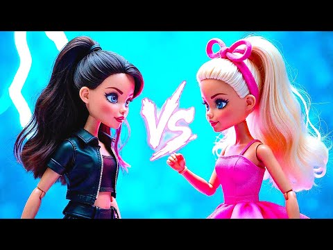 Barbie vs Bratz 💖 Sister Rivalry & Makeover Struggles