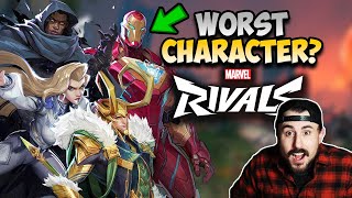 Characters with the LOWEST WINRATES in Marvel Rivals Competitive
