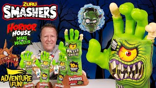 Zuru Smashers Horror House “Make A Monster” Werewolf, Frankenstein, Zombie Monsters Toy review!