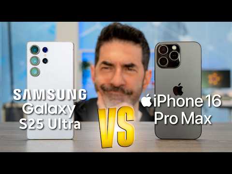 SAMSUNG GALAXY S25 ULTRA BATTE iPhone 16 PRO? IL MIGLIOR Android in Assoluto NELLA REGISTRAZIONE 4K