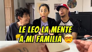 LE LEO LA MENTE A MI FAMILIA 🤯😱 ~ FAMILIA VECAOS
