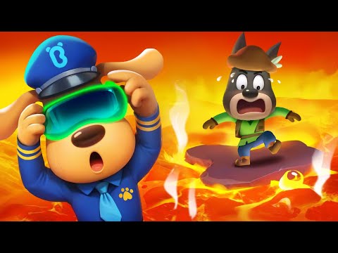 Sheriff and Virtual Game | Safety Tips for Kids | Kids Cartoon | Sheriff Labrador | BabyBus