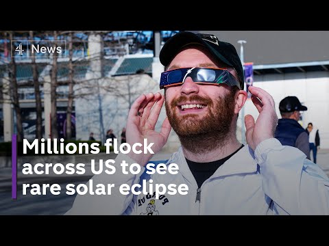 Millions watch solar eclipse across North America