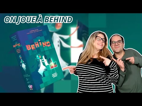 { Règles Et Partie } ON JOUE À BEHIND | Jeu De Société | Kyf Edition