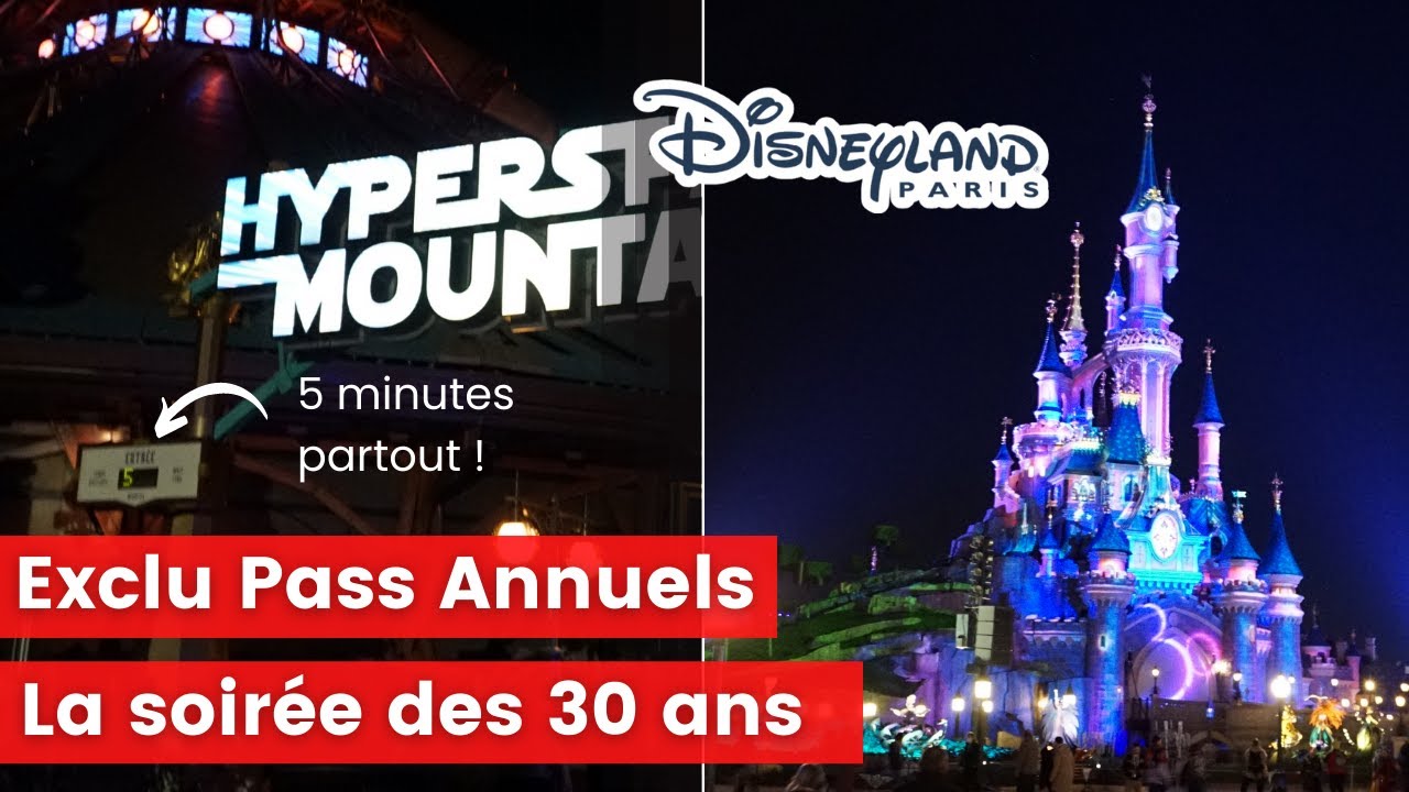 Disneyland Paris, soirée pass annuel 30 ans, Disney D-Light, parade Rêvons et le monde s’illumine