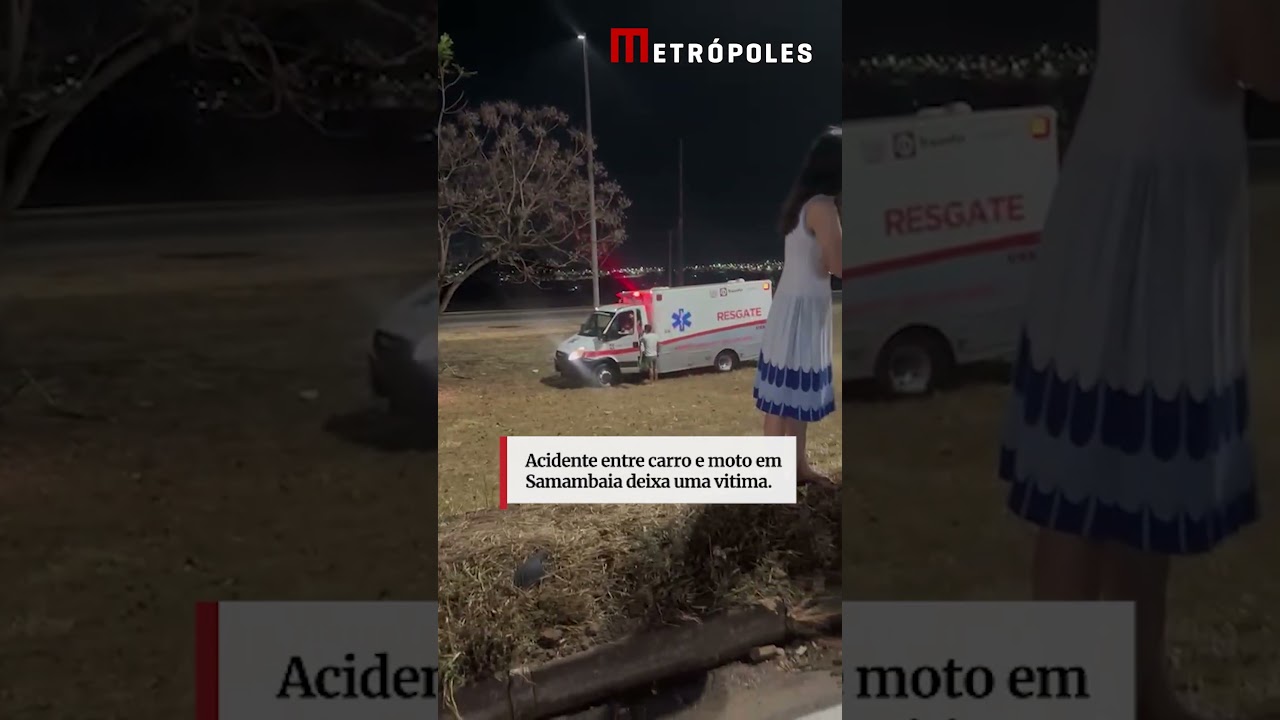 Acidente entre carro e moto deixa uma vitima