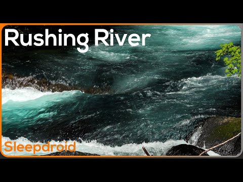 ► Rushing River Sounds for Sleeping: Glacial Mountain Stream