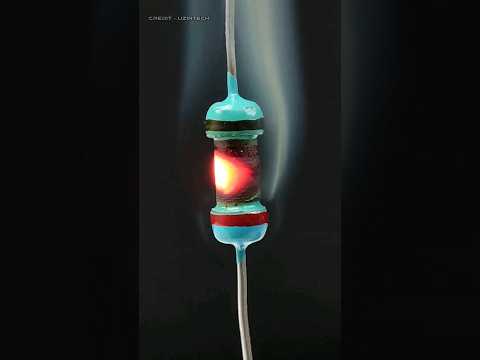 How Resistor able to protect things like LED? #science #sciencefacts