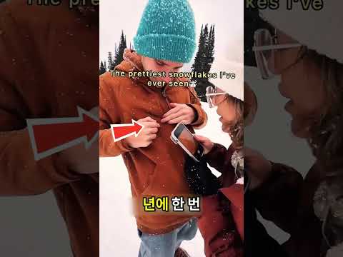 10년에 한 번만 포착된다는 희귀한 눈송이 ❄️😱