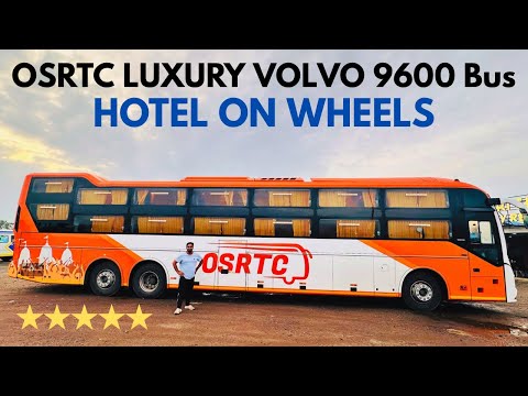 Puri to Hyderabad in Luxurious OSRTC Volvo 9600 Sleeper Bus | 23Hours in Jagannath Express OSRTC Bus