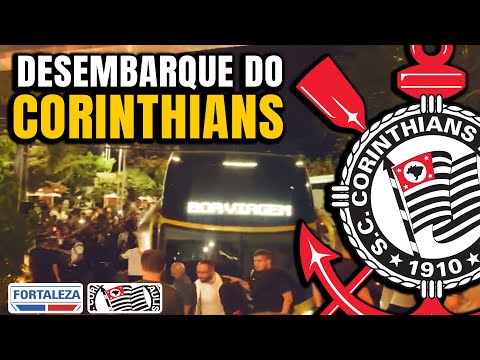 TIMÃO CHEGOU! DESEMBARQUE DO CORINTHIANS EM FORTALEZA PARA PARTIDA PELA SUL-AMERICANA