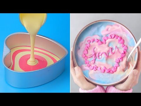 So Yummy Happy Valentine's Day Cake Decorating Ideas | Most Satisfying Chocolate Cake For Holiday