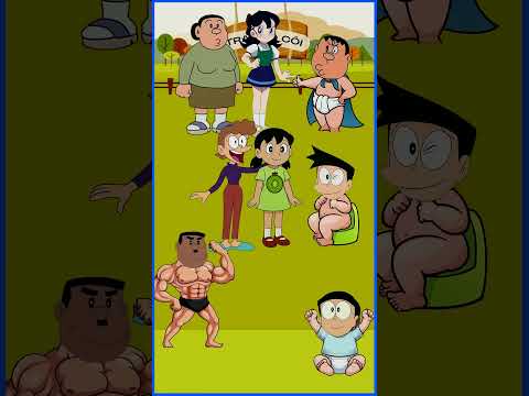 Có ai muốn nhận nuôi Nobita baby không? #short #doreamon #nobita #shizuka #funny #hoathinh #games