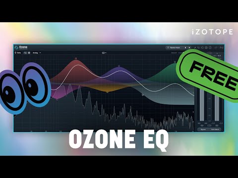 How to use the FREE Ozone EQ plugin for audio mixing and mastering