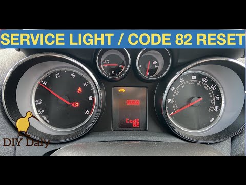 How to Reset Vauxhall Mokka Service light / Code 82 warning