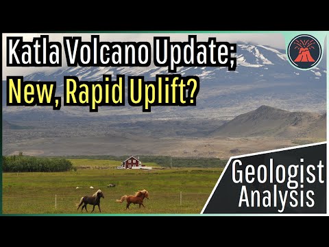 YouTube video thumbnail: Iceland Katla Volcano Update; Increased Tremor, New Rapid Uplift?
