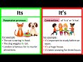 Understanding 'It's' vs 'Its'