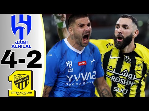 Semi Finals Al Hilal vs Al Ittihad 4-2 Highlights All Goals