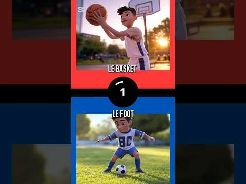 Tu préfères le basket ou le foot ? #tupreferes #dilemme #basketball #football