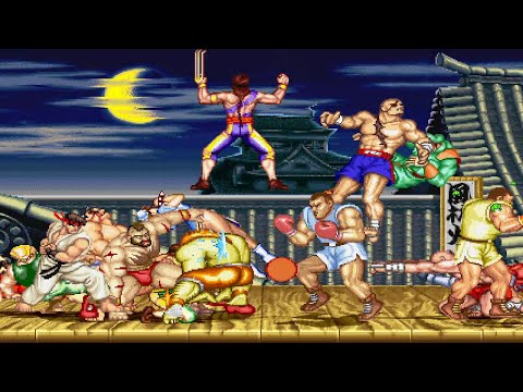 【同窓会】スト2メンバーが久々に集まったら喧嘩になった。シャドルーvsストリートファイター達。Shadaloo vs Street Fighter 2