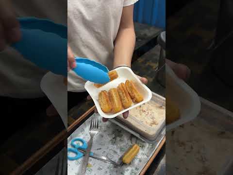 Sweet Girl Making Spain Food "Churro's " In Street Of Indore ❤️ !! #shorts #streetfood