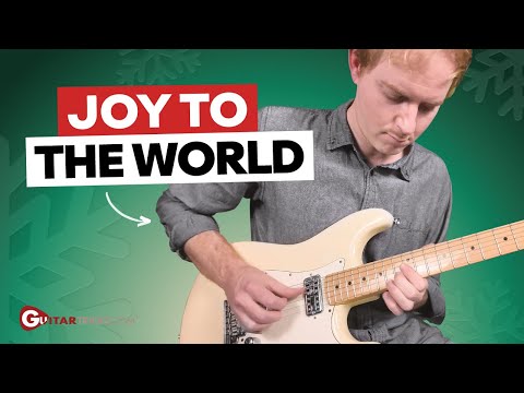 "Joy To The World" is SO EASY on guitar - Christmas Song Lesson