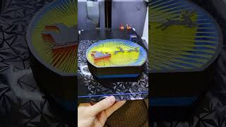 Epic Moonlight Santa String Art 3D Print Fail & Win! 🎅✨
