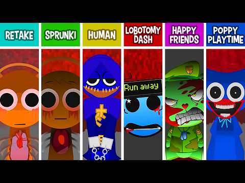 Incredibox Sprunki Retake but Human Vs Lobotomy Dash Vs Others | Normal and Horror (ALL Retake)