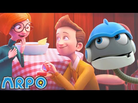 Encontro no dia dos namorados 💖  ARPO o Robô em Português | Desenho Animados para Bebês