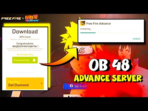 Download OB48 Advance Server// Naruto Collaboration// For Free Fire MAX