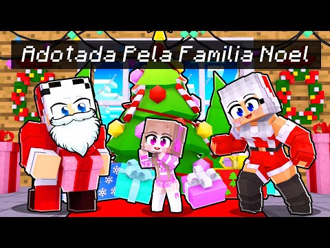 LAYSA foi ADOTADA pela FAMÍLIA NOEL no MINECRAFT!