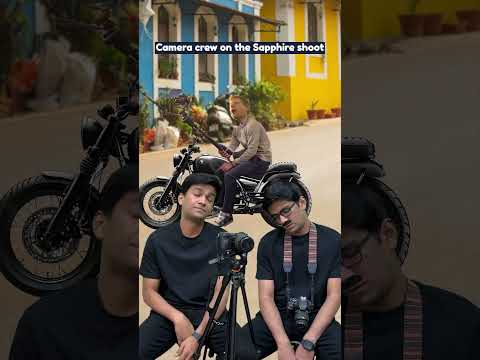 Camera crew on the sapphire shoot | Manish Kharage #shorts