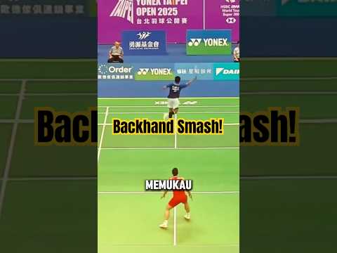 PBSI, Tolong Jaga Aset ini🔥🫵 #mohzakiubaidillah #taipeiopen2025 #backhandsmash