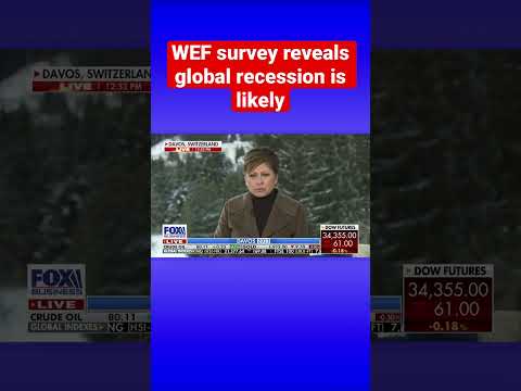What’s the temperature at Davos? Hot for a recession #shorts