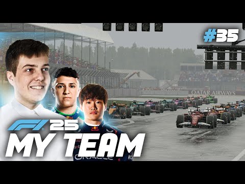 RAIN + REVERSE TRACKS = CHAOS?! F1 25 My Team Career | Round 10 British GP!