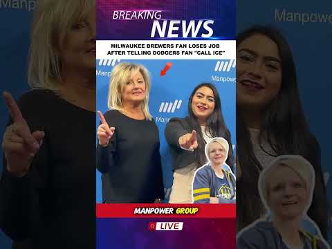 MILWAUKEE BREWERS FAN LOSES JOB AFTER TELLING DODGERS FAN "CALL ICE" #us #celebrity #dodgers