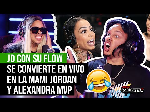 JD CON SU FLOW SE TRANSFORMA EN LA MAMI JORDAN & ALEXANDRA MVP EN PLENA ENTREVISTA (IMPRESIONANTE)