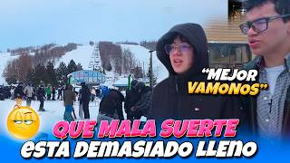 Íbamos emocionados a subirnos a las Telesillas y andar sobre  la nieve pero nos fuimos decepcionados