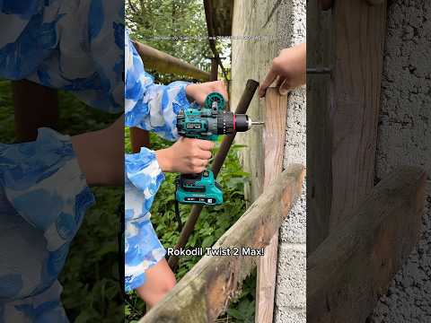 Преобразила старый забор! Помог дрель-шуруповерт Rokodil💪